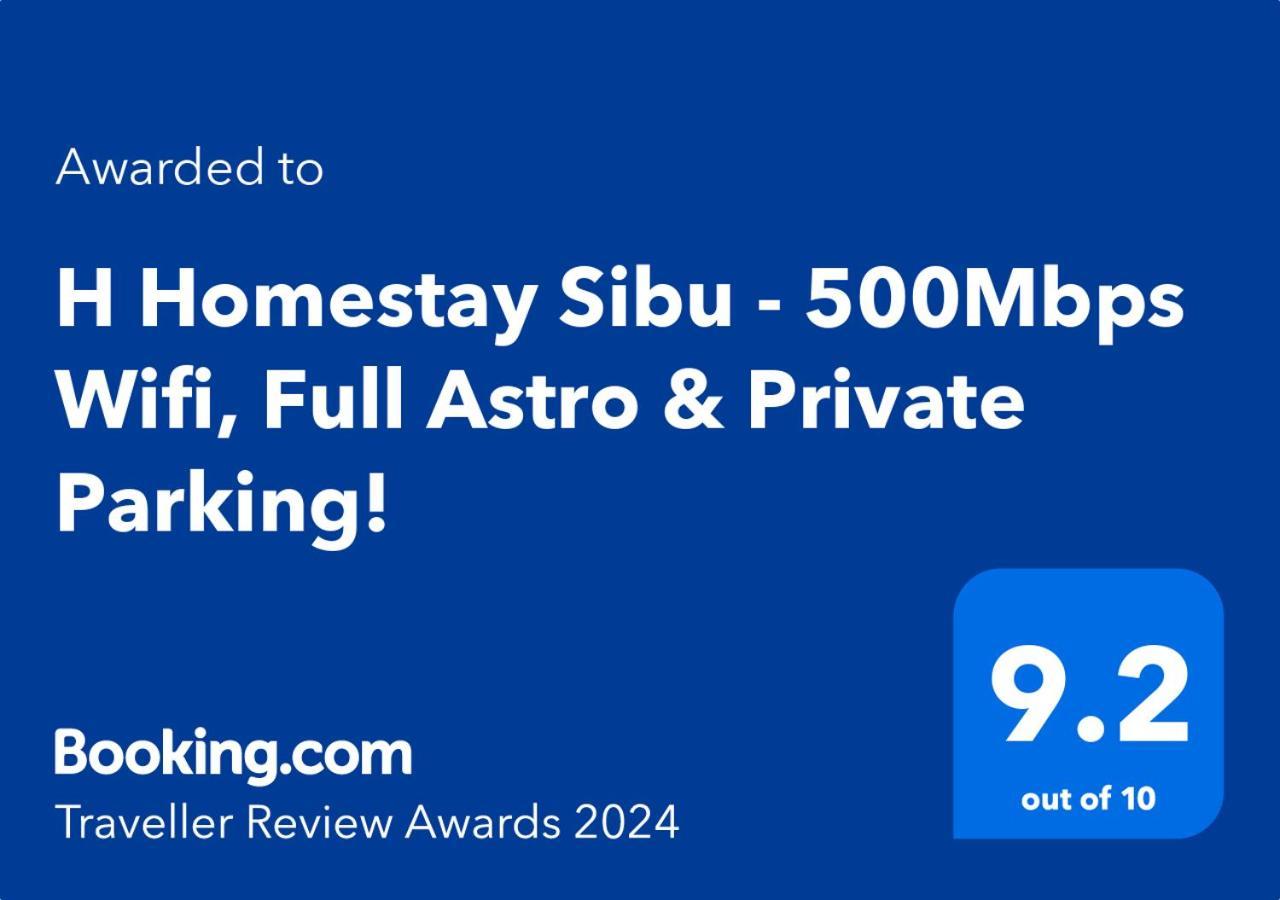 H Homestay Sibu - 1000Mbps 1Gbps Wifi, Astro & Auto Gate Parking Semi Detached House! Exterior foto